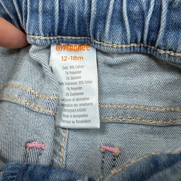 Gymboree Girl's Cupcake Matching Set size 12-18 Months Shirt and Jeans Outfit - Picture 12 of 13